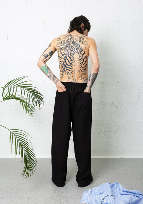 COMFORTABLE PANTS BLACK