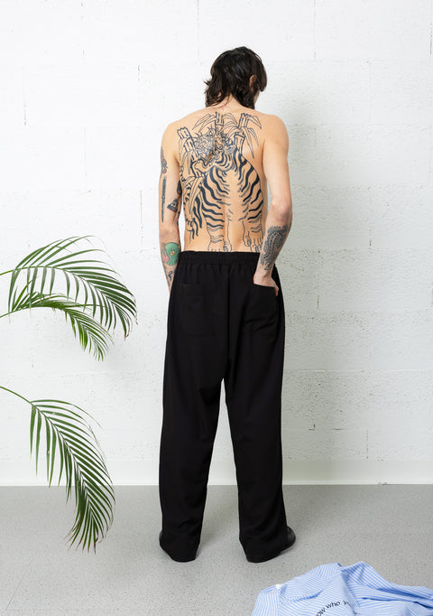 COMFORTABLE PANTS BLACK