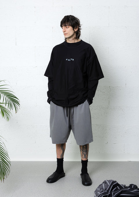 SOFT LONG SHORTS GREY