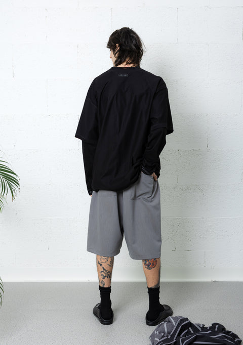 SOFT LONG SHORTS GREY