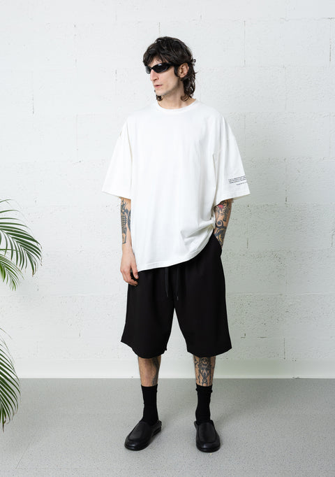 SHOULDER STRIPPED T-SHIRT OFF-WHITE