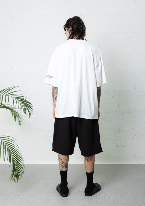 SHOULDER STRIPPED T-SHIRT OFF-WHITE