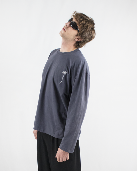 RIVOLTA | Long sleeve t-shirt grey