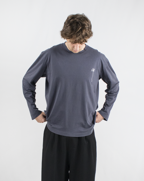 RIVOLTA | Long sleeve t-shirt grey